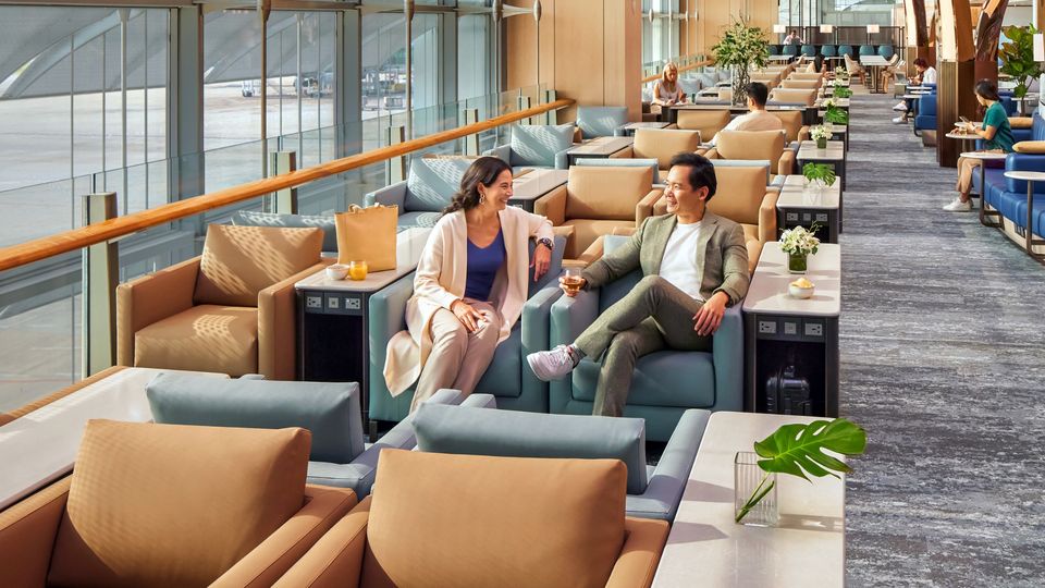 Settle in for pre-flight relaxation in over 1,000 lounges globally.