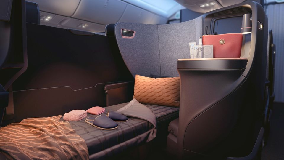 Turkish Airlines A350 business class.