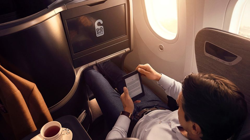 Turkish Airlines A350 business class.