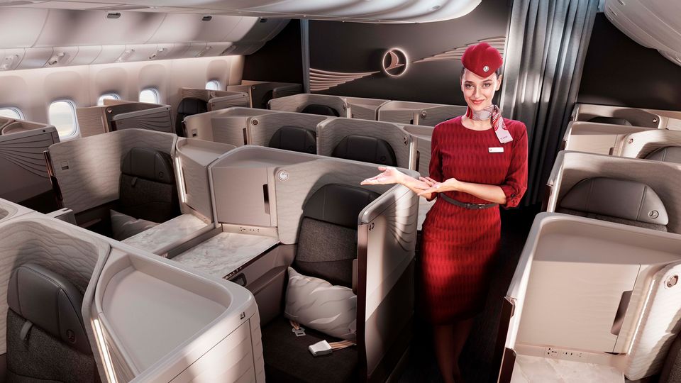 Turkish Airlines' A350-1000 Crystal Business Class.