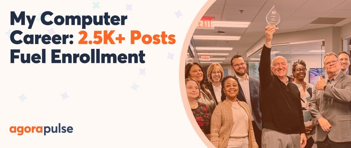 Feature image of MyComputerCareer: 2.5K+ Posts Fuel Enrollment Feature image of MyComputerCareer: 2.5K+ Posts Fuel Enrollment