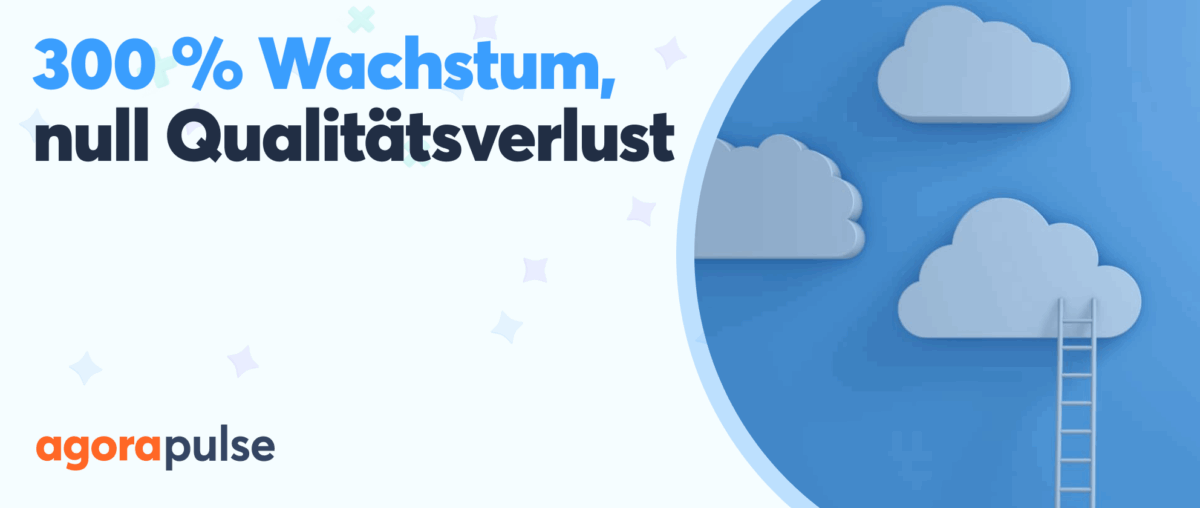 Feature image of 300 % Wachstum, null Qualitätsverlust: Die Erfolgsgeschichte von FMO und Agorapulse Feature image of 300 % Wachstum, null Qualitätsverlust: Die Erfolgsgeschichte von FMO und Agorapulse