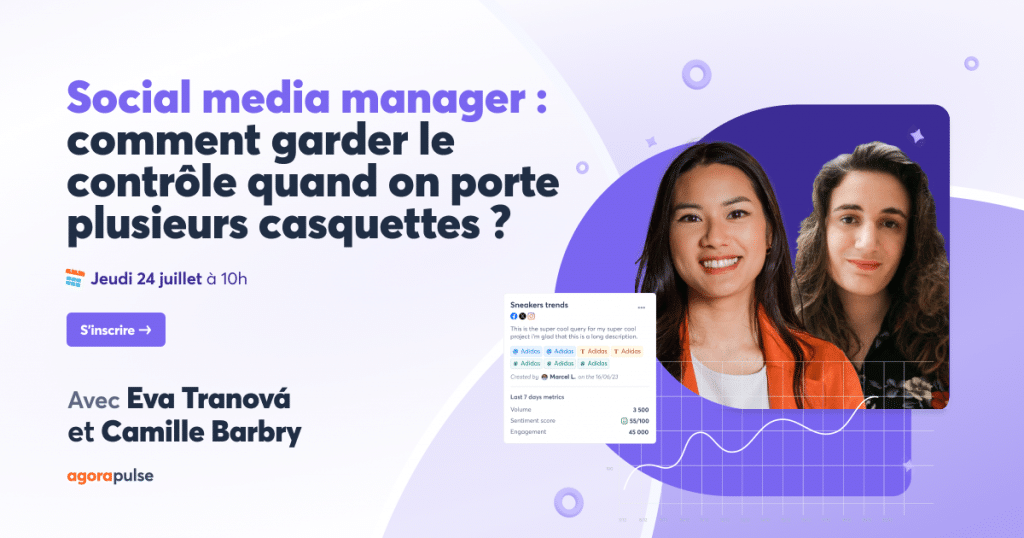 Feature image of Social media manager : comment garder le contr&ocirc;le quand on porte plusieurs casquettes ?